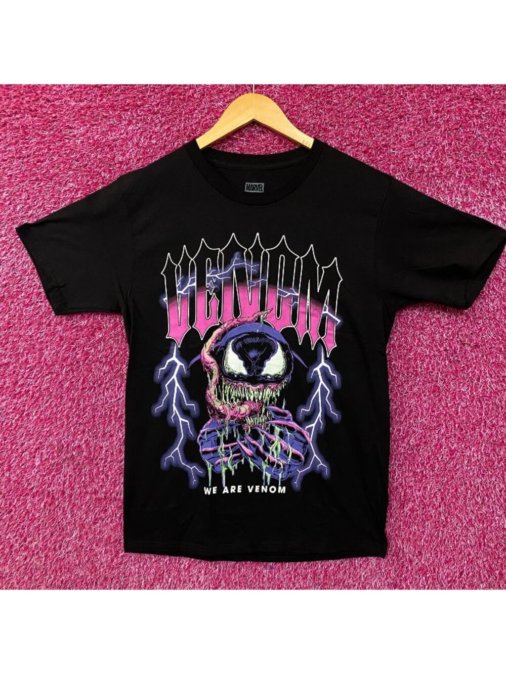 Marvel Venom Anti-Hero Symbiote We Are Venom Razor Teeth T-Shirt Medium
